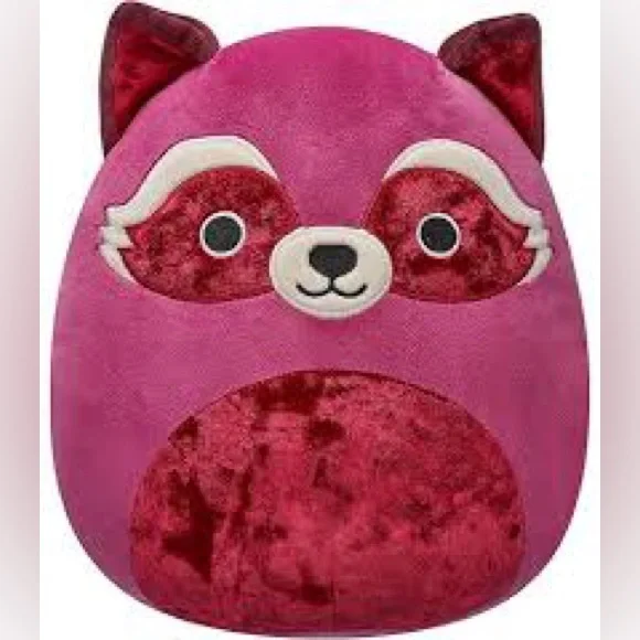 Squishmallows Olivieri the Maroon Raccoon plush NWT - Picture 1 of 3